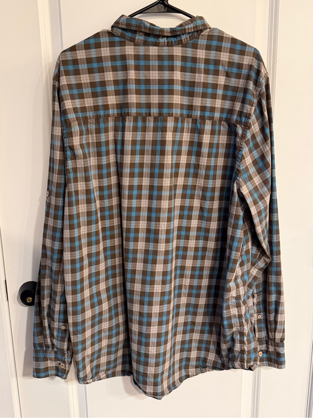 Moorland Shirt - Lake Blue/Brown - Picture 4 of 7